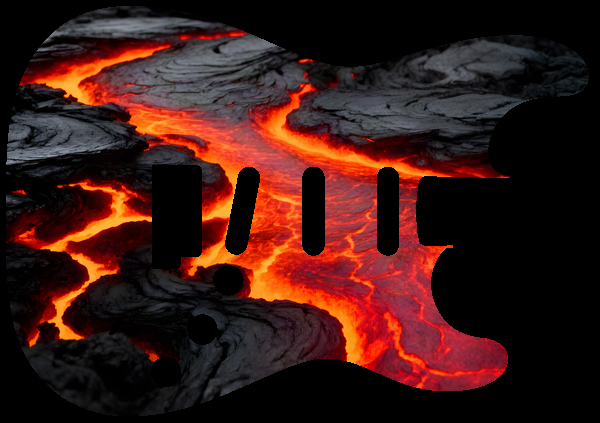 Molten lava texture