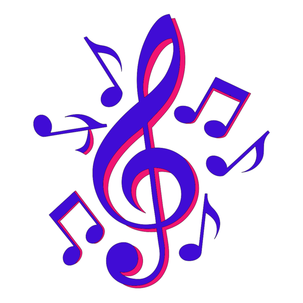 Music note burst