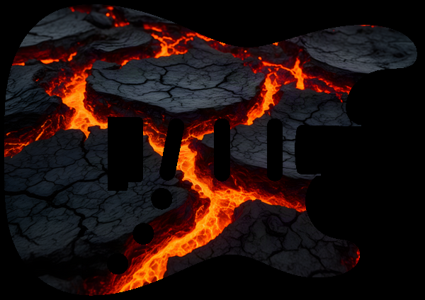 Lava crack texture