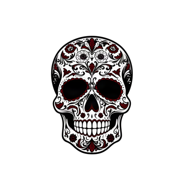 Ornate sugar skull