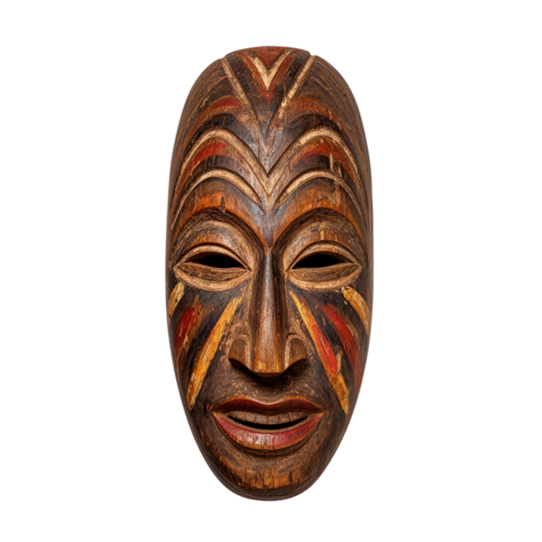 Carved spirit mask