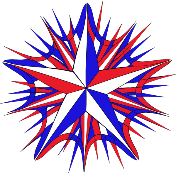 Americana star burst