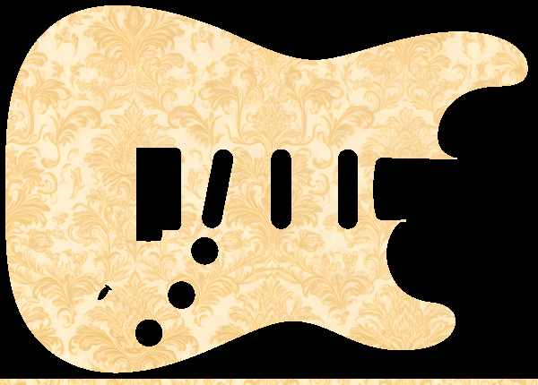 Gold damask