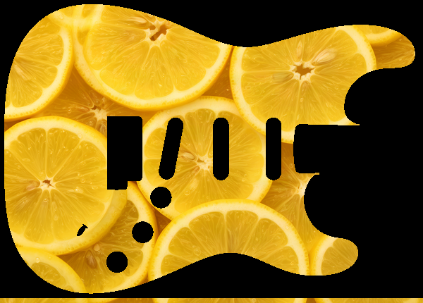 Lemon slice mosaic