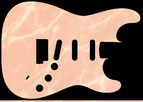 Peach marble