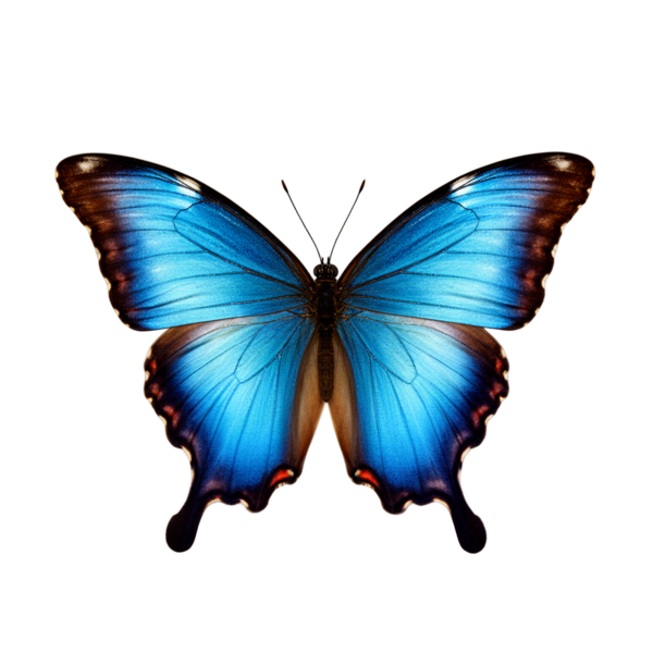 Blue morpho butterfly