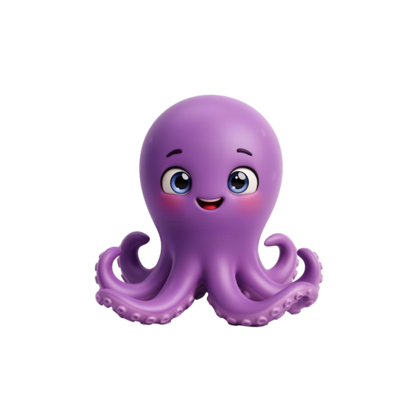 Cartoon octopus