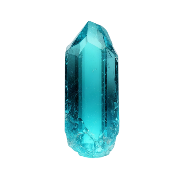 Cyan crystal shard