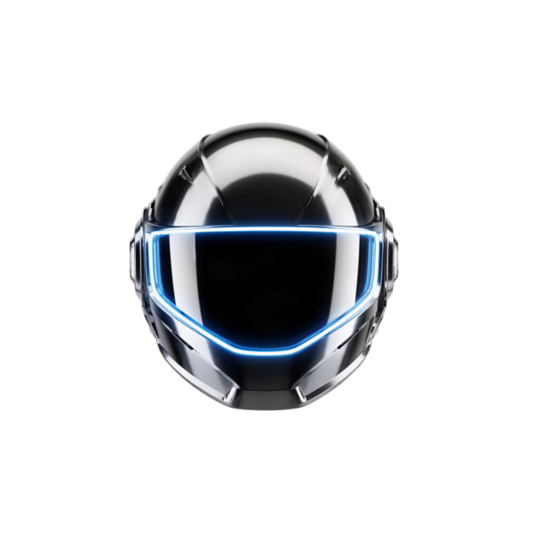 Cyber visor helmet