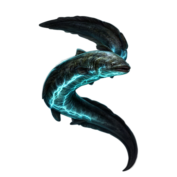Electric eel glow