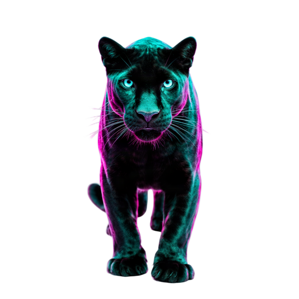 Neon panther