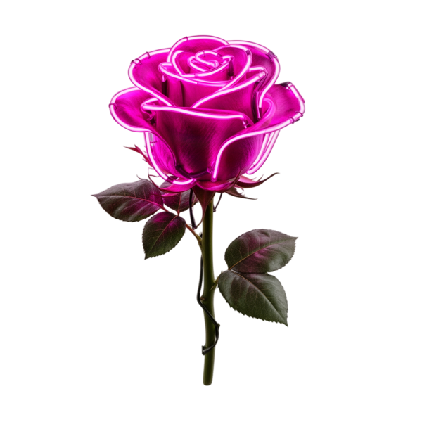 Neon rose