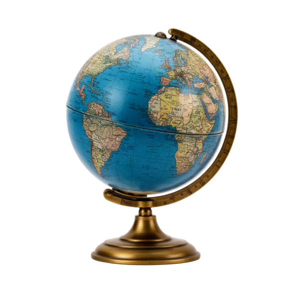 Vintage globe