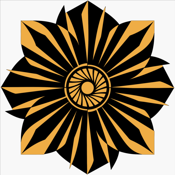 Art deco fan