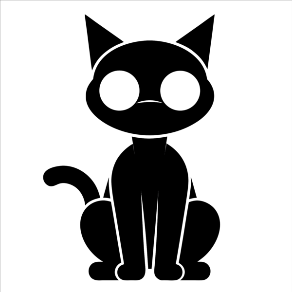 Cartoon cat