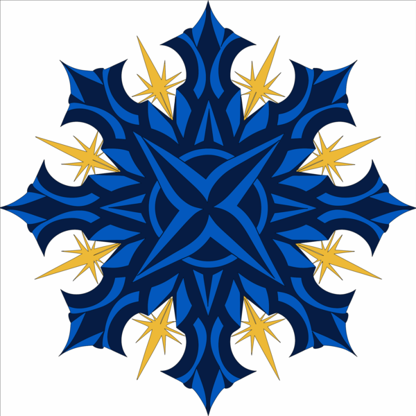 Navy compass rose