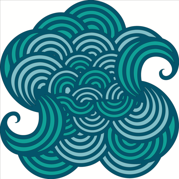 Seigaiha waves
