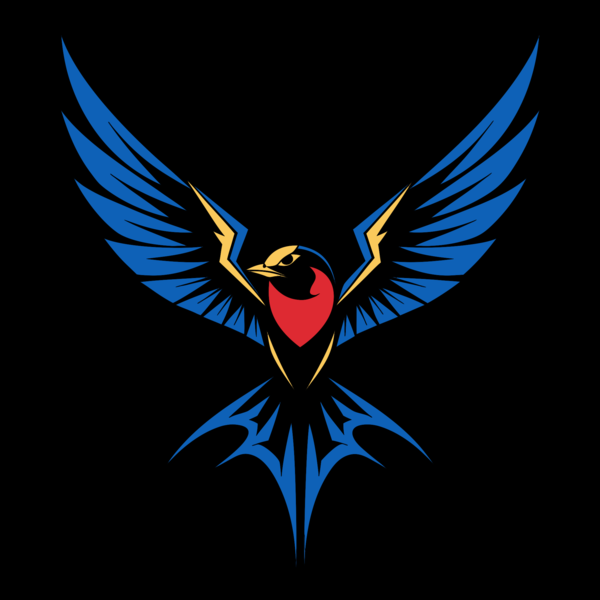 Swallow in flight