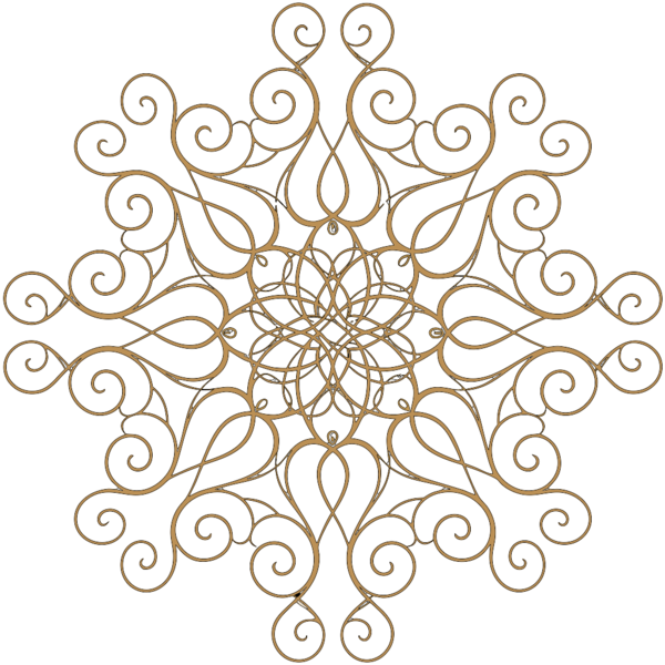 Ornate filigree (line work)